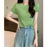 クルーネックニット レディース きれいめトップス | SUNSHINE CLOSET | 詳細画像15 