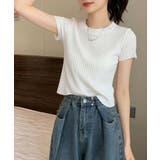 クルーネックニット レディース きれいめトップス | SUNSHINE CLOSET | 詳細画像5 