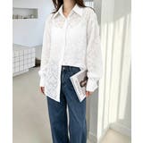 花柄ジャガードフラワー 透け感トップス 長袖羽織り | SUNSHINE CLOSET | 詳細画像2