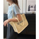 ストローバッグ トート かごバッグ韓国風 | SUNSHINE CLOSET | 詳細画像2 