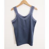 大人可愛いサテン調キャミ きれいめインナートップス Vネックタンクトップ上品レイ… | SUNSHINE CLOSET | 詳細画像26 