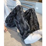 ロゴパンツ メンズ ワイドパンツ 韓国風 | ANGELCLOSET | 詳細画像11