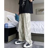 ロゴパンツ メンズ ワイドパンツ 韓国風 | ANGELCLOSET | 詳細画像12