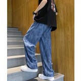 ロゴパンツ メンズ ワイドパンツ 韓国風 | ANGELCLOSET | 詳細画像3