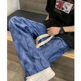 ロゴパンツ メンズ ワイドパンツ 韓国風 | ANGELCLOSET | 詳細画像4