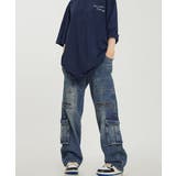 デニムカーゴパンツ 韓国風ワイドジーンズ | SUNSHINE CLOSET | 詳細画像13 