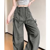 サイドドロスト カーゴパンツ レディース | ANGELCLOSET | 詳細画像1