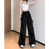 サイドドロスト カーゴパンツ レディース | ANGELCLOSET | 詳細画像12