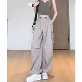 サイドドロスト カーゴパンツ レディース | ANGELCLOSET | 詳細画像15