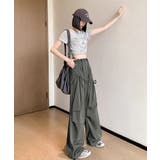 サイドドロスト カーゴパンツ レディース | ANGELCLOSET | 詳細画像2