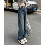 ハイウエスト デニムパンツ ダブルボタン | SUNSHINE CLOSET | 詳細画像18 