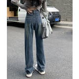 ハイウエスト デニムパンツ ダブルボタン | SUNSHINE CLOSET | 詳細画像19 