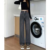 ハイウエスト デニムパンツ ダブルボタン | SUNSHINE CLOSET | 詳細画像21 
