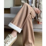 裏起毛ストレートパンツ暖かい レディース | SUNSHINE CLOSET | 詳細画像1