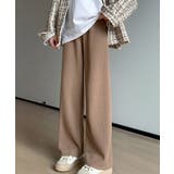 裏起毛ストレートパンツ暖かい レディース | SUNSHINE CLOSET | 詳細画像2