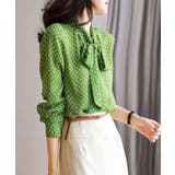 ドット柄ブラウス水玉 カジュアルきれいめ 大人可愛いとろみブラウス | SUNSHINE CLOSET | 詳細画像16 