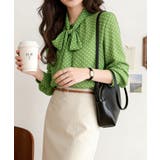 ドット柄ブラウス水玉 カジュアルきれいめ 大人可愛いとろみブラウス | SUNSHINE CLOSET | 詳細画像19 