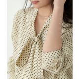 ドット柄ブラウス水玉 カジュアルきれいめ 大人可愛いとろみブラウス | SUNSHINE CLOSET | 詳細画像2 