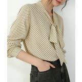 ドット柄ブラウス水玉 カジュアルきれいめ 大人可愛いとろみブラウス | SUNSHINE CLOSET | 詳細画像3 