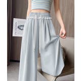 レース付きワイドパンツ イージーパンツ夏 | SUNSHINE CLOSET | 詳細画像12 