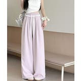 レース付きワイドパンツ イージーパンツ夏 | SUNSHINE CLOSET | 詳細画像24 