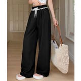 レース付きワイドパンツ イージーパンツ夏 | SUNSHINE CLOSET | 詳細画像3 