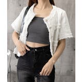 半袖ツイード風ジャケット レディース夏服 | SUNSHINE CLOSET | 詳細画像17