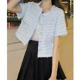 半袖ツイード風ジャケット レディース夏服 | SUNSHINE CLOSET | 詳細画像9