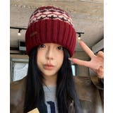 フェアアイル柄ニット帽防寒ニットキャップ | SUNSHINE CLOSET | 詳細画像6