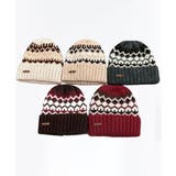 フェアアイル柄ニット帽防寒ニットキャップ | SUNSHINE CLOSET | 詳細画像7