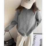 ダブルジップニットカーディガンレディース | SUNSHINE CLOSET | 詳細画像1 