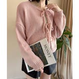 リボンカーディガン前後2WAYニット春秋 | SUNSHINE CLOSET | 詳細画像13