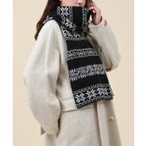 ノルディック柄ニットマフラー 肩掛け秋冬 | SUNSHINE CLOSET | 詳細画像17