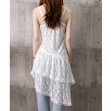 アシンメトリーキャミワンピきれいめ 透け感レースチュニック春夏 ティアードキャミ | SUNSHINE CLOSET | 詳細画像19 