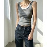 フェイクレイヤードトップス レディース 配色パイピングインナー | SUNSHINE CLOSET | 詳細画像4