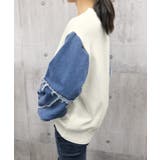 ドッキングニット デニムシャツ 切り替え | SUNSHINE CLOSET | 詳細画像11 