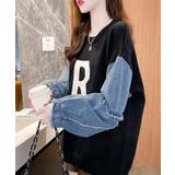 ドッキングニット デニムシャツ 切り替え | SUNSHINE CLOSET | 詳細画像2 