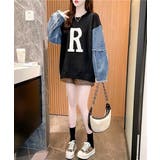 ドッキングニット デニムシャツ 切り替え | SUNSHINE CLOSET | 詳細画像4 