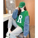 ドッキングニット デニムシャツ 切り替え | SUNSHINE CLOSET | 詳細画像6 