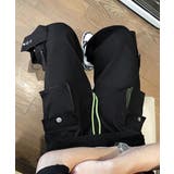 ストリートパンツレディース かっこいいワイドパンツ ウエストゴム楽ちんパンツ | SUNSHINE CLOSET | 詳細画像11 