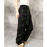 ストリートパンツレディース かっこいいワイドパンツ ウエストゴム楽ちんパンツ | SUNSHINE CLOSET | 詳細画像18 