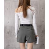 ハイウエストキュロット 美脚脚長短パン 大人可愛い | SUNSHINE CLOSET | 詳細画像16 