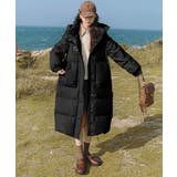 フェイクダウンコート中綿入りロングコート | ANGELCLOSET | 詳細画像3