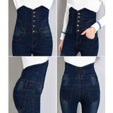 韓国デニム ハイウエスト スキニーパンツ | ANGELCLOSET | 詳細画像10