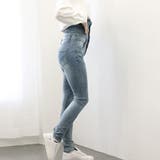 韓国デニム ハイウエスト スキニーパンツ | ANGELCLOSET | 詳細画像17