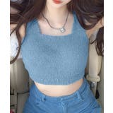 ニットタンクトップカップ付き ボアキャミ | ANGELCLOSET | 詳細画像11