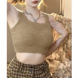 ニットタンクトップカップ付き ボアキャミ | ANGELCLOSET | 詳細画像7