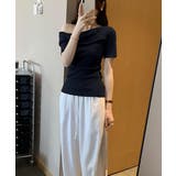 片方オフショルtシャツ レディース 半袖 | SUNSHINE CLOSET | 詳細画像17 