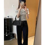 片方オフショルtシャツ レディース 半袖 | SUNSHINE CLOSET | 詳細画像4 