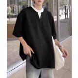 半袖Tシャツ メンズ 重ね着風カットソー | SUNSHINE CLOSET | 詳細画像12 